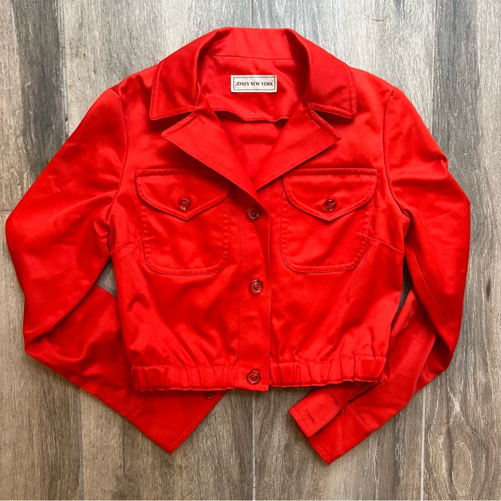 Vintage Jones New York cropped jacket